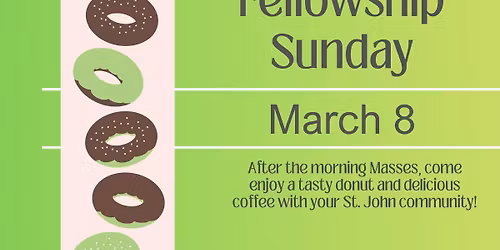 Fellowship & Children's Homily Sunday