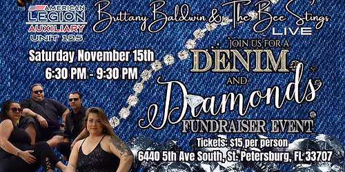 Brittany Baldwin & The Bee Stings Live at Denim & Diamonds American Legion Aux. Unit 125 Fundraiser