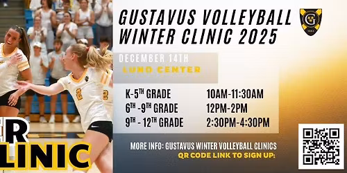 2025 Gustavus Winter Volleyball Clinic