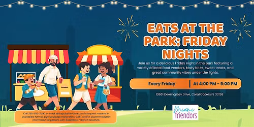 Eats at the Park in Chapman Field Park | Every Friday 4:00pm - 9:00pm