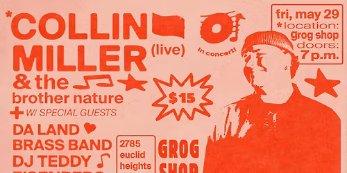 Collin Miller & the Brother Nature \/ Da Land Brass Band \/  Teddy Eisenberg