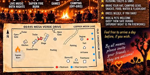 \ud83d\udd25 Sapien Fire 6.0: Music, Fire & Magic Under the Joshua Tree Stars \ud83d\udd25