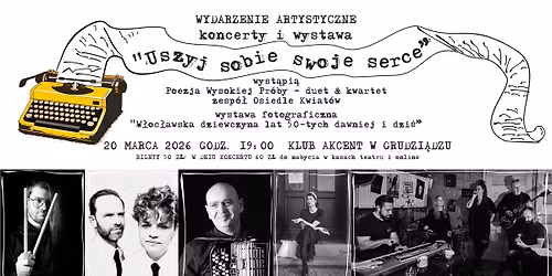 "Uszyj sobie swoje serce" Poezja Wysokiej Pr\u00f3by\/ Osiedle Kwiat\u00f3w\/ Wystawa fotograficzna