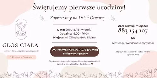 \u015awi\u0119tujemy pierwsze urodziny 