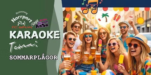 Karaoke: Sommarpl\u00e5gor | Norrport Live