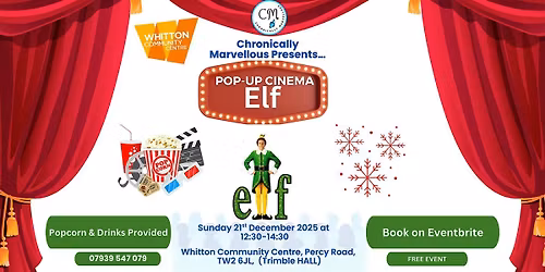 Free Family Cinema Elf Christmas Movie At Whitton Community Centre