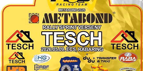 METABOND 2026 Rally Sprint TESCH Kupa