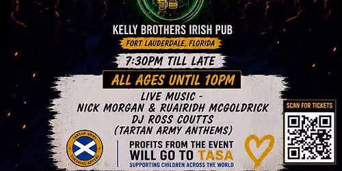 Scotland's On Fire - Tartan Army Party (Fort Lauderdale)