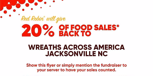 Red Robin's Force4Good Fundraiser for Wreaths Across America