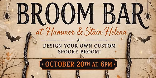 Under the Harvest Moon Broom Bar