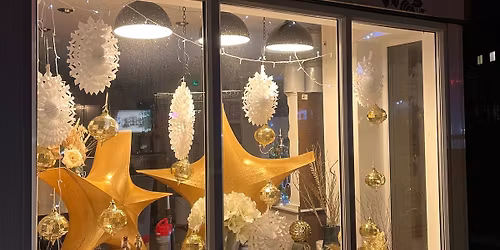 Christmas wreath making