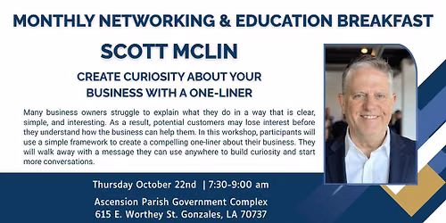 October: Create Curiosity About Your Business with a One-Liner