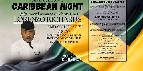 Exclusive Caribbean Night with Lorenzo Richards