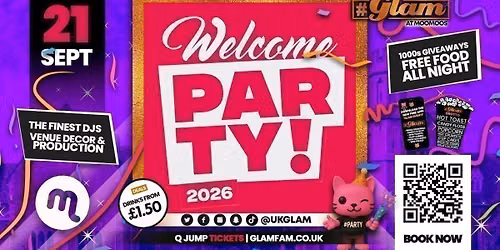 Glam Cheltenham | Welcome Party 2026!! \ud83e\udd29\ud83d\ude3b Tickets Will Sell Out!