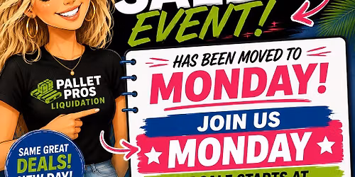 Pallet Pros live sale event