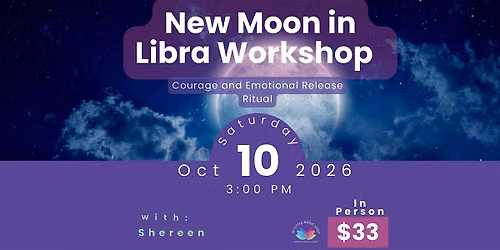 New Moon in Libra Astro Workshop