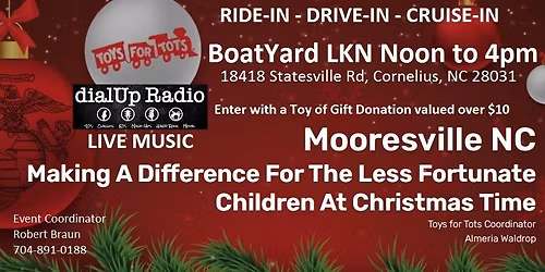 Annual Iredell-Lake Norman TOYS FOR TOTS Toy Run