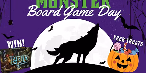 👻October Monster Themed Board Game Day👻