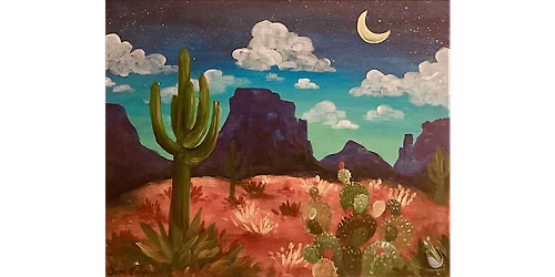 Sunset at the Desert - Paint and Sip in Houston | Classpop!\u2122