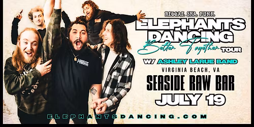 Elephants Dancing & Ashley LaRue Band @ Seaside Raw Bar