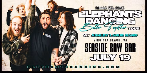 Elephants Dancing & Ashley LaRue Band @ Seaside Raw Bar