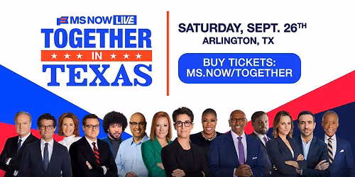 MS Now Live: Together In Texas - We The People
