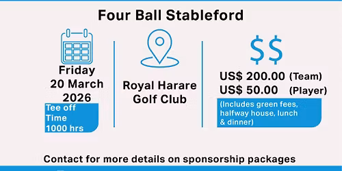 4th Edition SOS Children's Villages Zimbabwe Annual Charity Golf Day