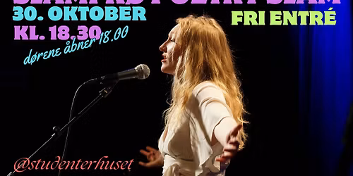 Slamfr\u00f8 Poetry Slam 30. Oktober