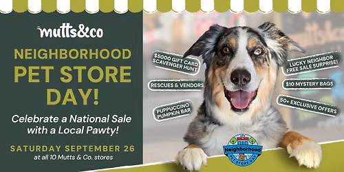Neighborhood Pet Store Day!