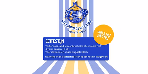 Eetfestijn Timo v\u00e9r 2027