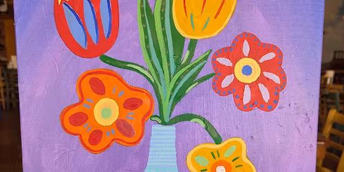 "Bright Floral" Canvas Class
