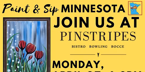 April 27 Paint & Sip at Pinstripes