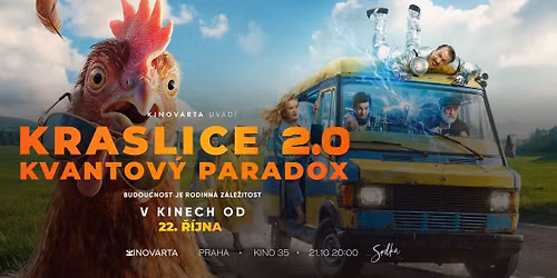 Praha! P\u0159edpremi\u00e9ra "Kraslice 2.0. Kvantov\u00fd paradox" 21.10 ve 20:00 > Kino 35