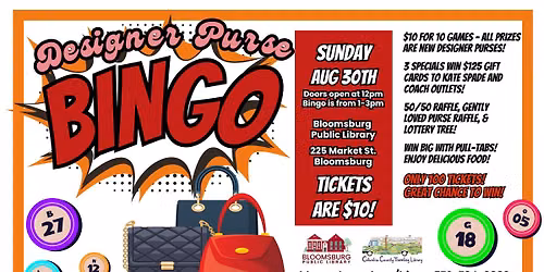 Designer Purse Bingo
