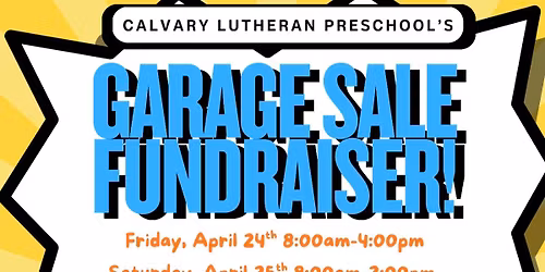 Garage Sale Fundraiser
