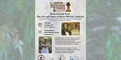 Documentary Screening and Discussion of Cane River Creole Matriarch