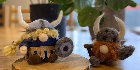 Needle Felting Viggo or Helga the Vikings