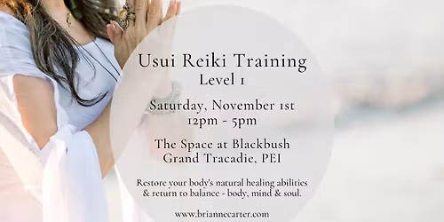 Usui Reiki Training Level 1