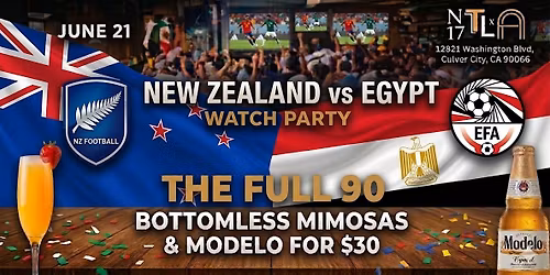 \u26bd New Zealand vs Egypt Watch Party \u2014 World Cup 2026 |N17 The Lane