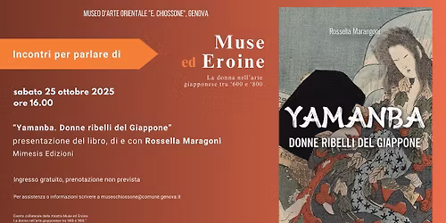 \u201cYamanba. Donne ribelli del Giappone\u201d  presentazione del libro, di e con Rossella Maragoni