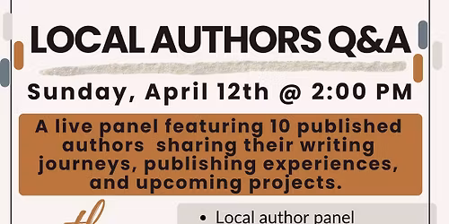 Local Authors Q&A