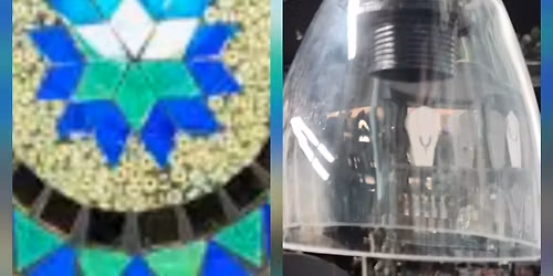 $58 Turkish mosaic pendant light