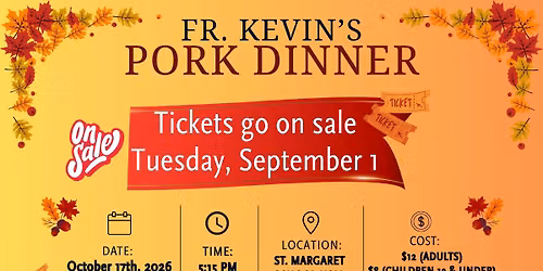 Fr. Kevin's Pork Dinner