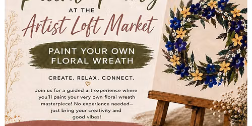 Floral Wreath Painting Workshop at The Artist Loft