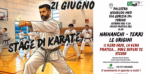 Stage Di Karate Naihanchi - Tekki Le origini 