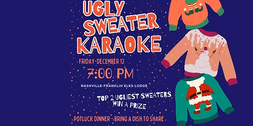 Ugly Sweater Karaoke Party