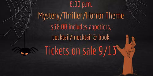 Speed Booking (Mystery\/Thriller\/Horror Theme)