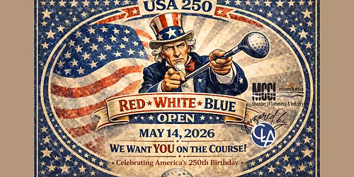 Monticello Chamber Annual Golf Tournament - Red White & Blue Open \u2013 USA 250