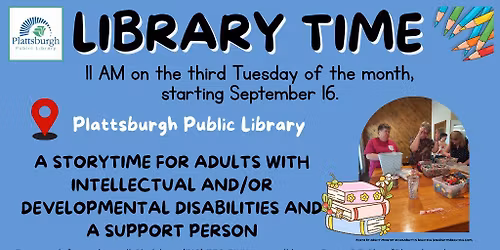  Library Time for Adults with Developmental Disabilities
