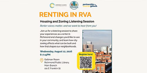 Renting in Richmond: Housing and Zoning Listening Session